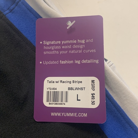 Yummie Leggings - Talia w/Racing Stripes - Picture 4 of 6